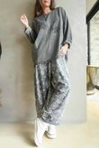 Original Hippie Sweatshirt Vintage Wash Charcoal
